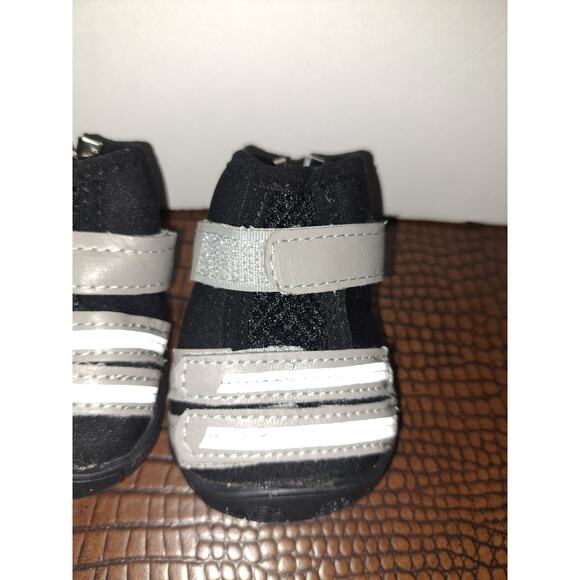 NEW - Top Paw Hard Rubber Sole Dog Booties with Reflective Straps Medium - Picture 6 of 7